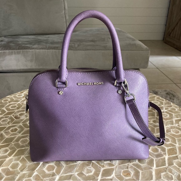 Michael Kors Cindy Satchel in lilac - Picture 2 of 14